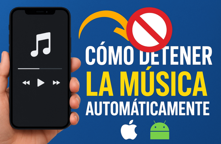 📱 Cómo detener la música automáticamente en iPhone y Android (ESTE AÑO)