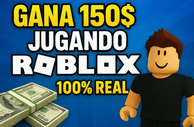 📢 ¡Gana 150 USD DIARIOS  jugando Roblox 100% real con tu propia página web!