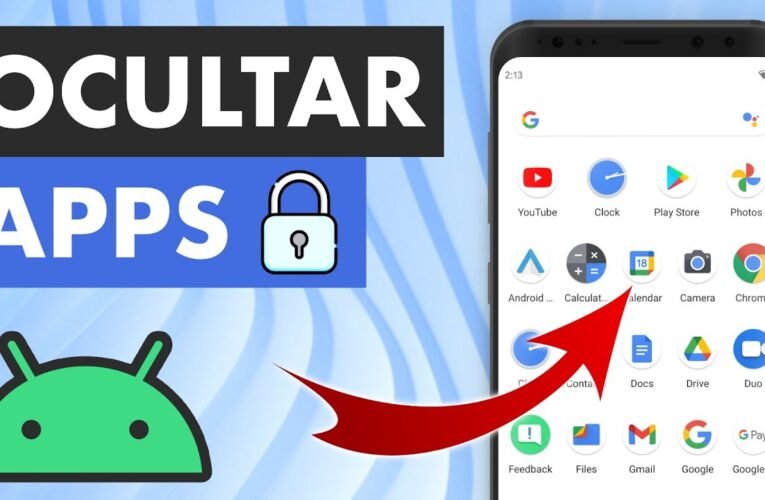 CÓMO OCULTAR APLICACIONES SIN DESCARGAR NADA