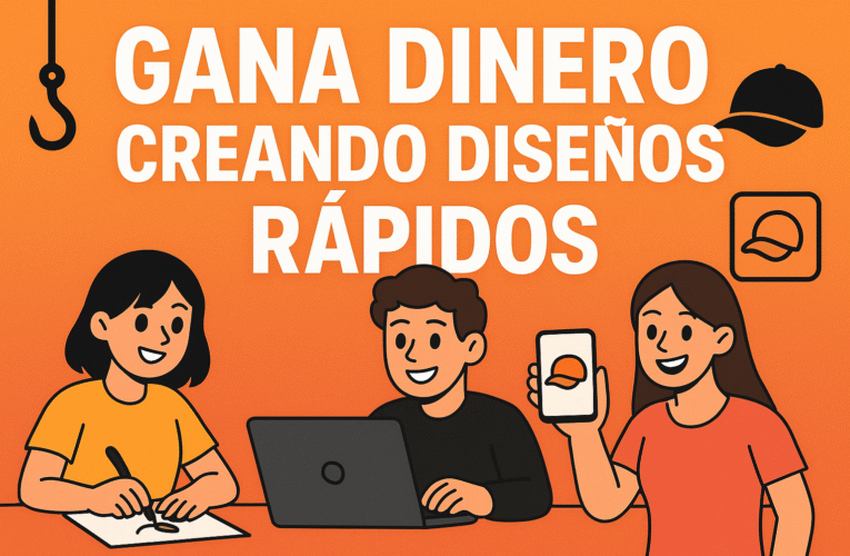 🎨 GANA DINERO CREANDO DISEÑOS RÁPIDOS