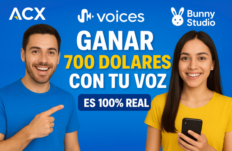 🎤 GANAR 700 DÓLARES CON TU VOZ (ES 100% REAL)