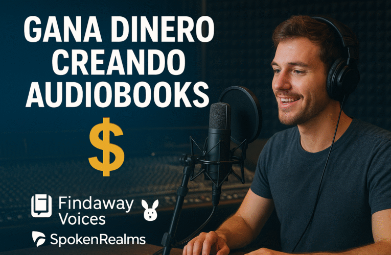 🎤 GANA DINERO CREANDO AUDIOBOOKS