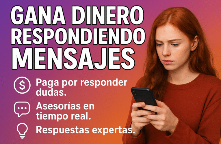 💬 GANA DINERO RESPONDIENDO MENSAJES