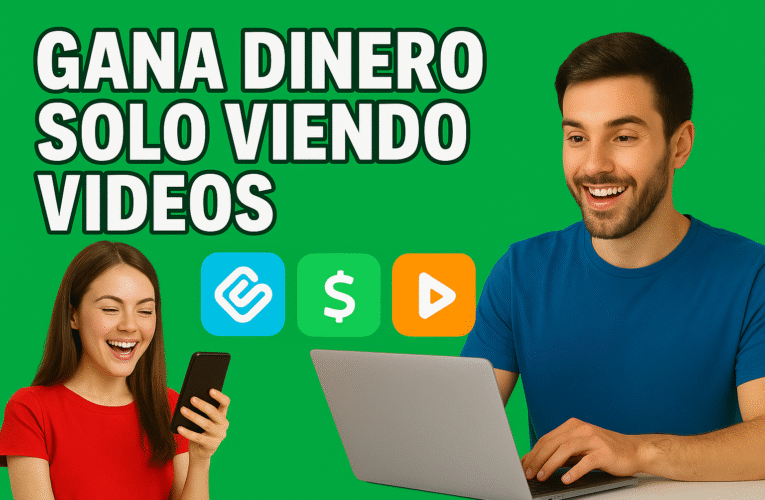 GANA DINERO SOLO VIENDO VIDEOS