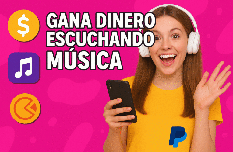 GANA DINERO ESCUCHANDO MÚSICA