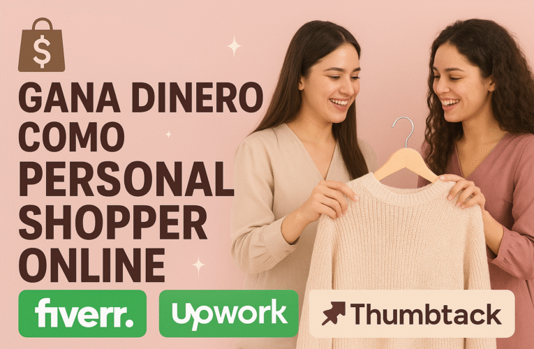  GANA DINERO COMO PERSONAL SHOPPER ONLINE