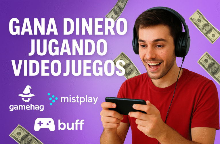 🎮 GANA DINERO JUGANDO VIDEOJUEGOS