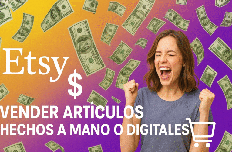 Etsy → Vender artículos hechos a mano o digitales