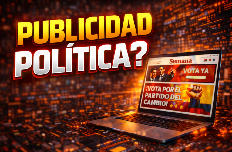LA REVISTA SEMANA ESTÁ HACIENDO PUBLICIDAD POLÍTICA EN UNA DE MIS WEBS