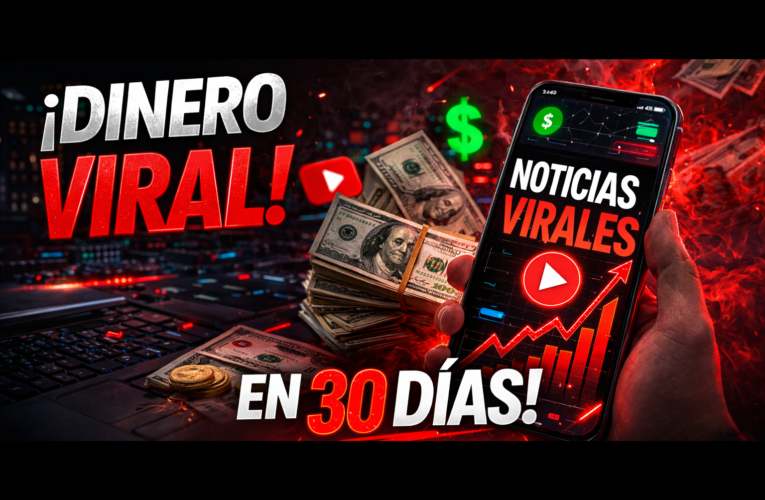 Cómo ganar dinero con noticias virales (Sin mentiras es real) en 30 días 🚀💰