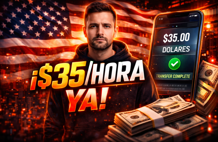 💻✨ 35 DÓLARES POR CADA HORA (OFERTA LABORAL EN USA) – TRABAJO REMOTO 100% REAL
