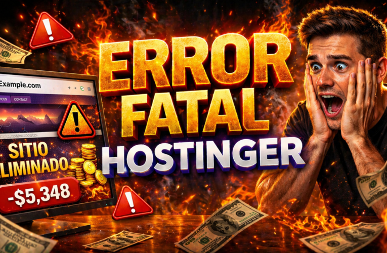 ⚠️ Si usas Hostinger debes saber esto (SITIO ELIMINADO) 🚨💻