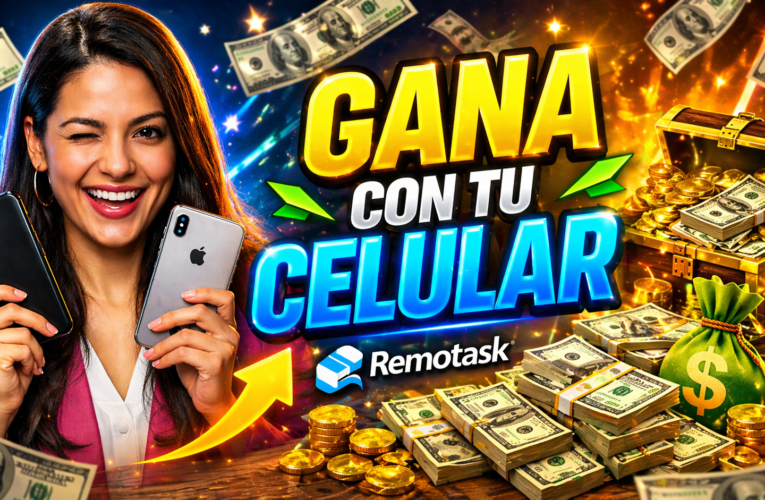 📱💰 Así podrás GANAR DINERO con tu celular ANDROID O IPHONE (Remotask) 🚀