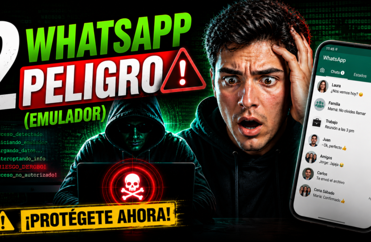 ⚠️ Ojo si tienes 2 CUENTAS DE WHATSAPP (Peligro en emuladores)
