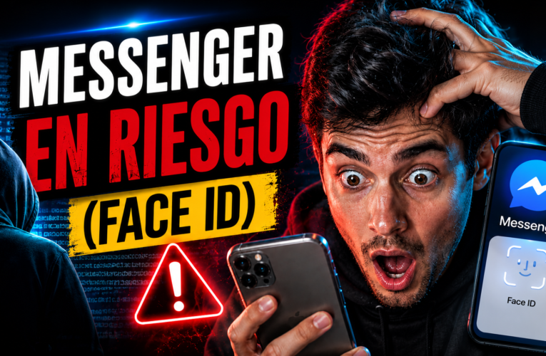 Messenger NO ES SEGURO con FACE ID (Ojo con esto) 🚨📱
