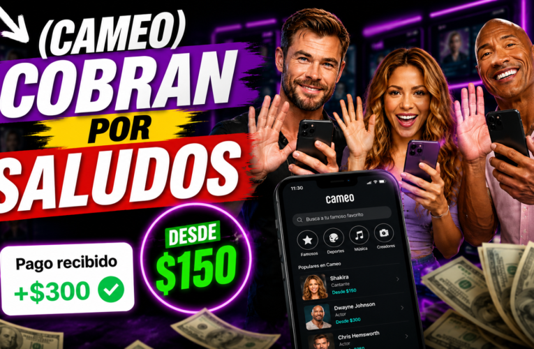 La plataforma que COBRA por enviar saludos de FAMOSOS (Cameo) 🎥⭐🤖