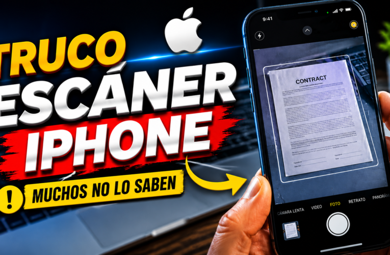 Muchos no SABEN USAR el ESCÁNER DEL IPHONE 📱✨