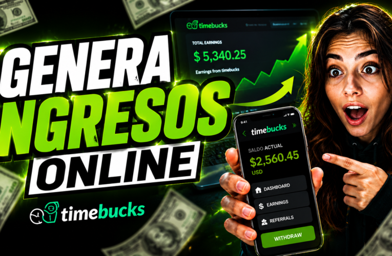 Así puedes empezar a GENERAR INGRESOS desde INTERNET con TimeBucks 💻💸 | Lo que Explicó Zeicor