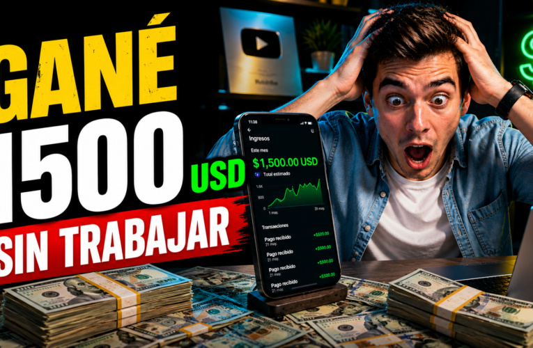 💸 Cómo me gané 1500 dólares en solo 2 meses sin hacer nada 🚀 (La historia que puede abrirte los ojos)