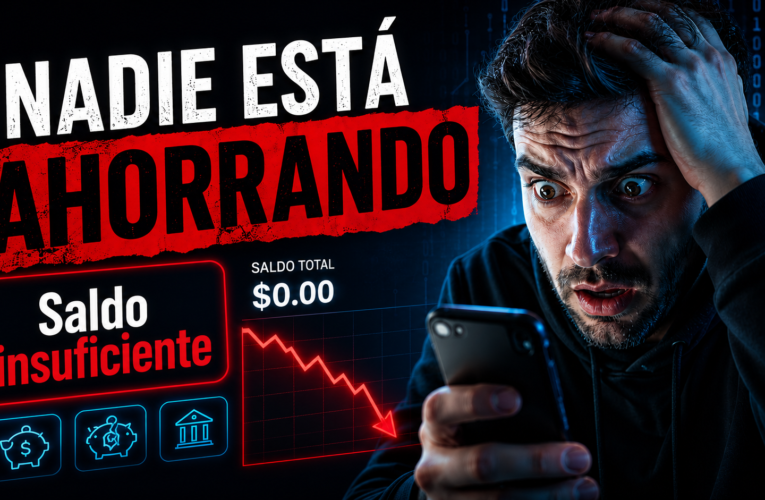 LAS PERSONAS NO ESTÁN AHORRANDO 💰📈