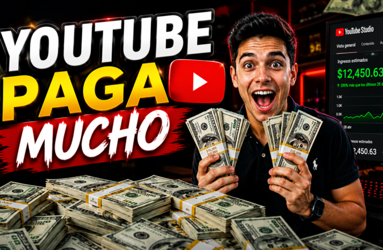 YOUTUBE NOS DA MUCHO DINERO 💰🚀 | El enorme potencial de YouTube que muchos todavía están desaprovechando