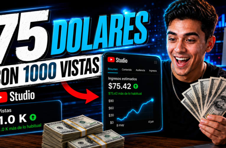 75 DÓLARES CON 1000 VISTAS ¡UNA LOCURA! 😱💰 El sorprendente caso que dejó sin palabras a Zeicor y demuestra el verdadero poder de YouTube