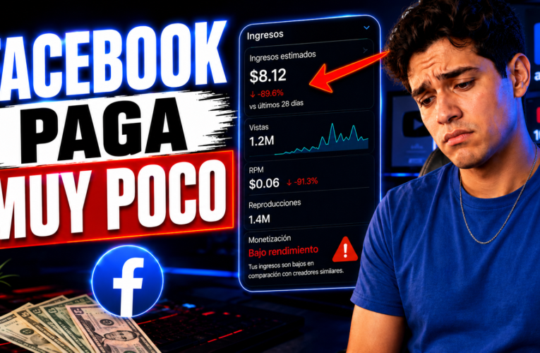 FACEBOOK SIGUE PAGANDO MUY POCO