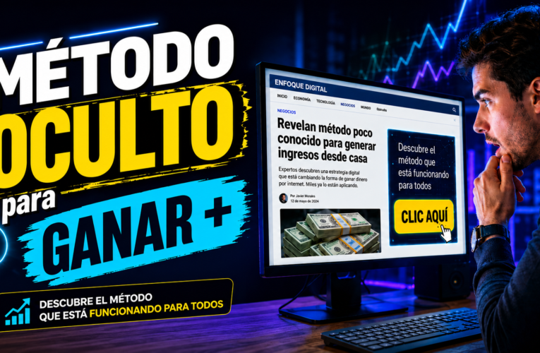 MÉTODO OCULTO PARA GANAR DINERO EN INTERNET 💻💰